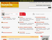 Tablet Screenshot of directory.rourkelacity.com
